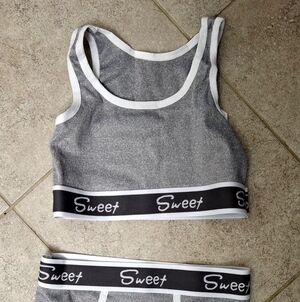 Women's Gray Intimate Set